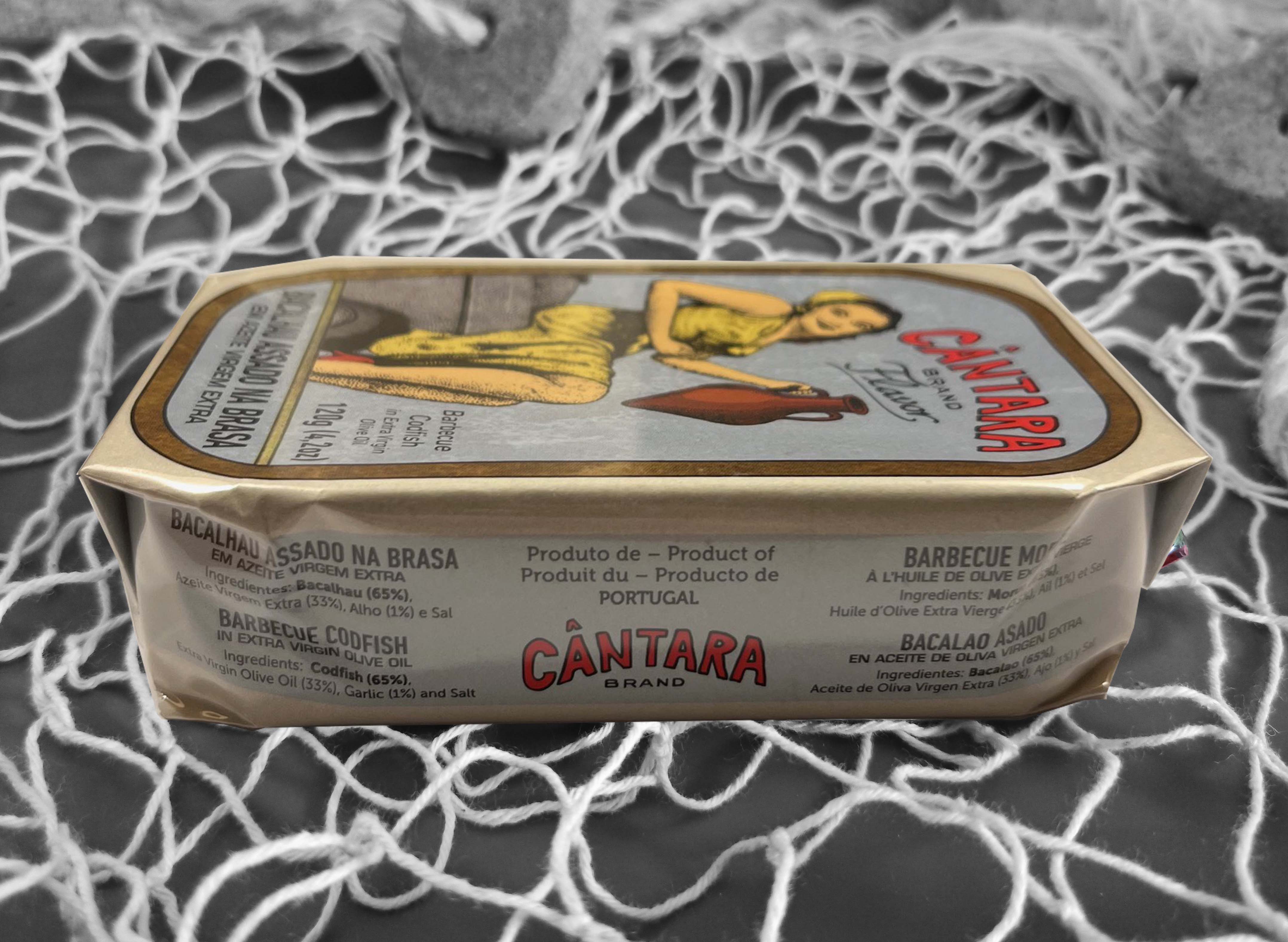 Cantara - Gegrillter Kabeljau ( Bacalhau) in Olivenöl und Knoblauch