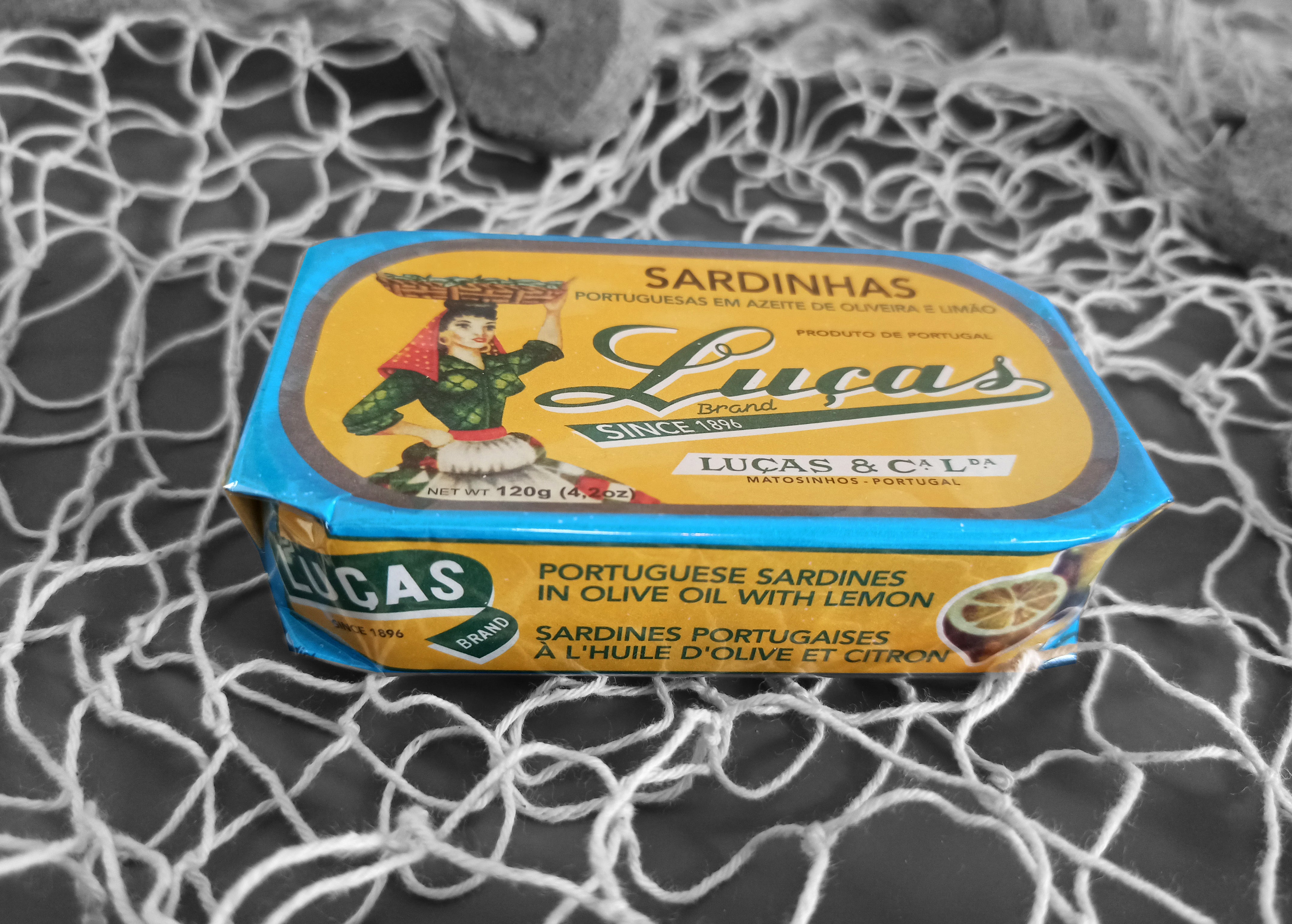 Lucas Sardinen in Olivenöl und Zitrone Portugal